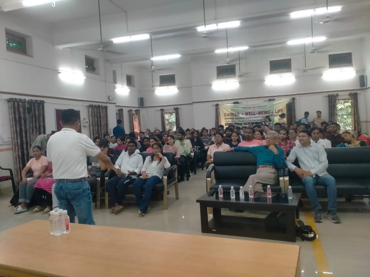 Devesh Tripathi, World Mental Health Day Workshop, BHU, Varanasi