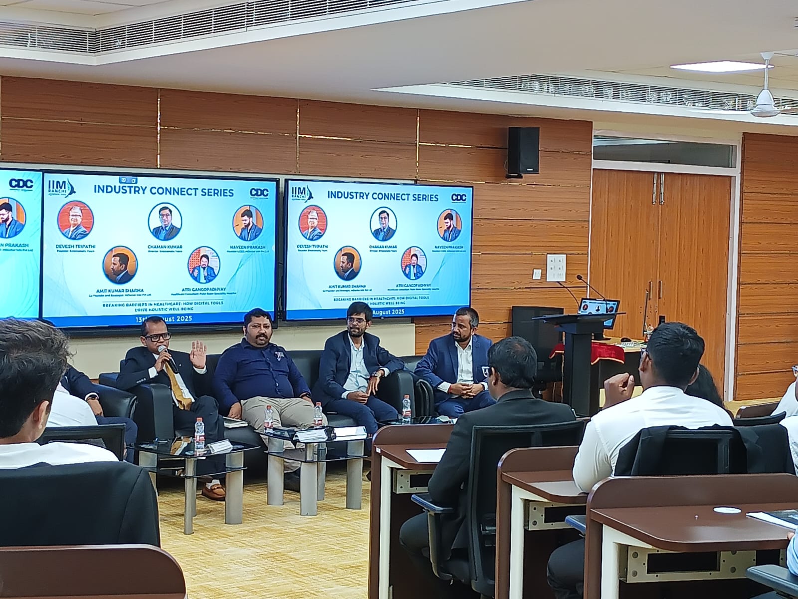 Devesh Tripathi, Panel Discussion, IIM Ranchi · Industry Connect Series